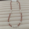 Influential new accessory, elegant and refined S925 Silver South Red Natural Pearl Necklace Specification image